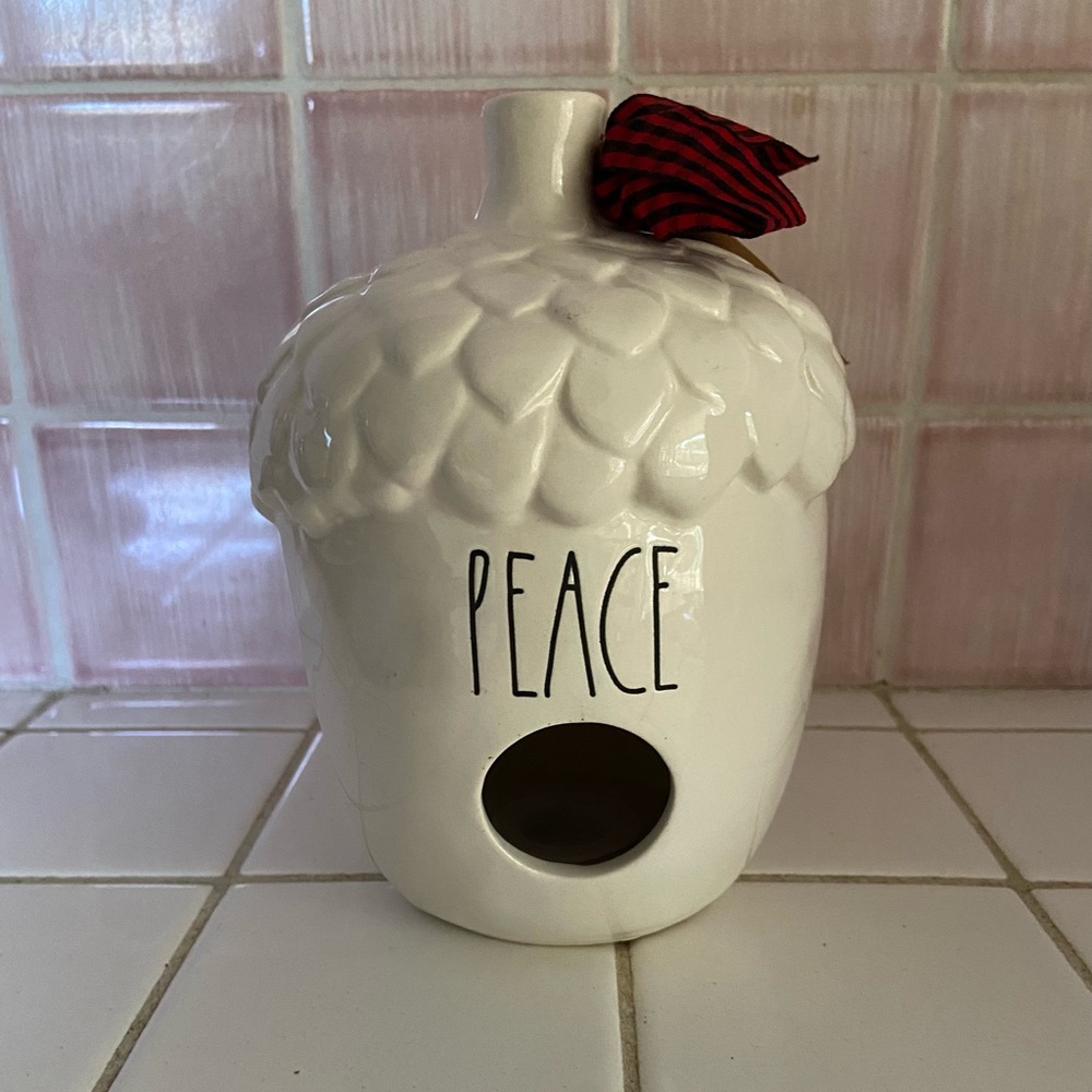 Rae Dunn Peace acorn